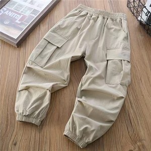 Pantalon <span class=keywords><strong>cargo</strong></span> décontracté pour garçons pantalon en tissu élastique de style sport pour printemps automne coupe ample pour enfants de 8 ans et plus nouvelle grande taille - Product Image 2