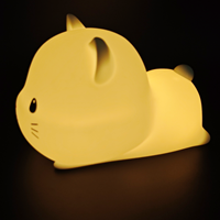 Veilleuse de noël Rechargeable en Silicone pour enfant en bas âge