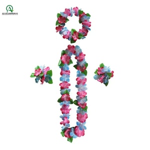 ชุดดอกไม้ประดิษฐ์แบบฮาวายสำหรับงานปาร์ตี้ ฮาวาย ชายหาด วันหยุด งานประดิษฐ์ DIY และตกแต่ง - Product Image 6