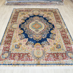 9x12ft Ouzbékistan Soumak mélange extérieur aspect persan grands tapis en soie à vendre - Product Image 2