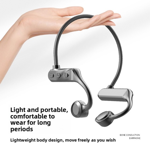 K69 Bone Conduction Earphone Wireless Sound Conduction Sports Earphones Handsfree NeckBand Open Ear Earbuds