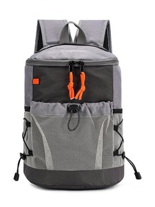 Casual Outdoor Fashion Geometric Pattern Zipper Closure Waterproof Polyester Large Capacity Export Unisex Travel Sports <b>Backpack</b> - Product Image 4