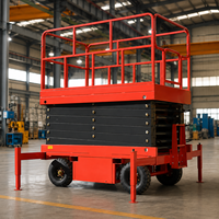 Plateforme élévatrice à ciseaux mobile de type remorque, diesel ou électrique en option, 4-18m, 300-500kg, pour applications multi-scènes