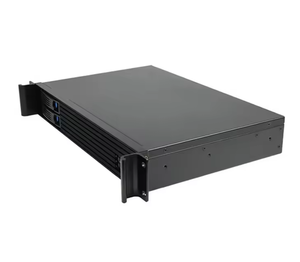 Короткий промышленный Серверный корпус 1.5U, мини-плата <span class=keywords><strong>ITX</strong></span> с HDD SSD DIY, настольный ПК, кронштейн, серверное шасси с вентилятором - Product Image 4