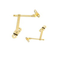 Charnières personnalisées pour boîtes à bijoux, charnière à sept caractères décorative en laiton et alliage de zinc pour coffres, boîtes et meubles en fer et bois