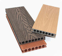 Plancher en WPC pour extérieur, résistant aux intempéries, composite bois-plastique co-extrudé, planches de terrasse pour jardin et patio extérieur