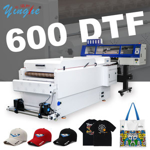 Yinghe เครื่องเขย่า Dtf I3200/XP600ส่งตรงจากโรงงาน60ซม. เครื่องพิมพ์เสื้อยืดแบบหมุนเป็นม้วนอัตโนมัติ2หัวซอฟต์แวร์พิมพ์สี1ปี - Product Image 1