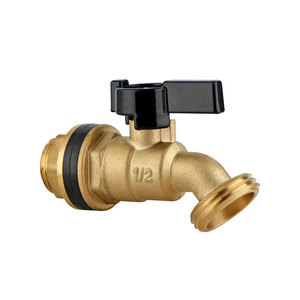 Robinet d'extérieur en laiton 1/2 pouce, avec noyau de valve tout en cuivre durable, connecteur d'eau de jardin - Product Image 1