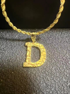 Collar Personalizado con Dibujos Animados, Chapado en <span class=keywords><strong>Oro</strong></span> de 18K, Collar con Colgante de Letra de Dibujos Animados de Acero Inoxidable, Joyería de Moda al por Mayor - Product Image 5