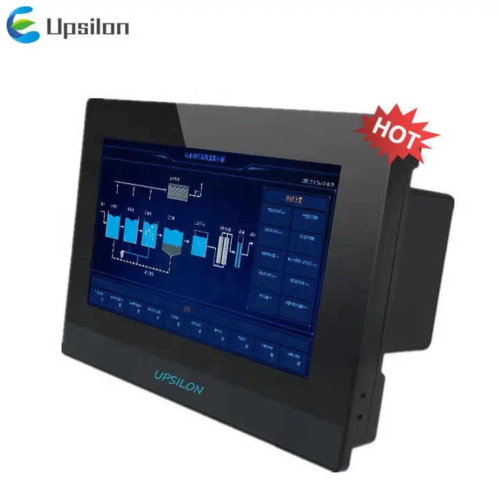 cheap china industrial IIoT remote access 7" large plc touch screen hmi