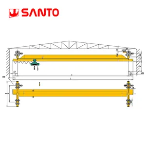Grue de pont motorisée avec <span class=keywords><strong>interrupteur</strong></span> de fin de course pour voyage long et croisé et protection contre les surcharges - Product Image 2