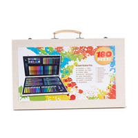 Boîte en bois naturel écologique personnalisée avec insertion stylo marqueur stylo crayon emballage boîte en bois
