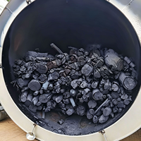 Four de carbonisation continu horizontal à charbon de bois, modèle domestique le plus vendu, pour la production de biochar et de vinaigre de bois