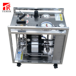 테스트 펌프 호스 발파 벤치 장비 스테인레스 스틸 프레임 용 TEREK LU-LDD-255 고압 공압 액체 부스터 - Product Image 6