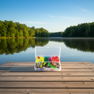 CJYE244044301AZ Kit de 375 señuelos de pesca: Popper, Crankbaits, Ranas y Cucharas para pesca de lubina en agua dulce con anzuelos de plástico - Product Image 2