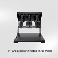 Pédales Simagic P1000i modulaires inversées triples avec option hydraulique P1000i & P1000i-RS, pédales de simulation de course avec capteur de force pour simulateur PC