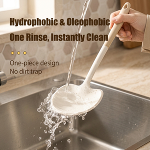 Espátula de Silicona de Grado Alimenticio con Forma de Hongo, Resistente al Calor 210 ℃   Espátula Antiadherente con Ranura para Freír y Cocinar, Accesorios de Cocina - Product Image 5