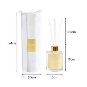 Caja de Regalo Personalizada, Botella de Vidrio de 120 ml de Larga Duración, Aceite Aromático Premium, Fragancia, Difusor de Varillas para Baño - Product Image 2