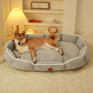Venta al por mayor personalizado cálido calma grande perro cama sofá perro camas para perros grandes - Product Image 1