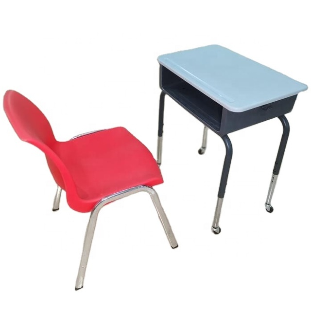 America Market Adjustable Height Ergonomic Classroom Table for School Student Desk