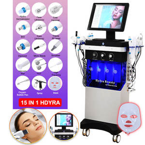 Appareil de soin du visage à l'oxygène avec hydrodermabrasion pour le rajeunissement de la peau et le raffermissement du cou et de la gorge, prise IT, garantie 1 an - Product Image 2