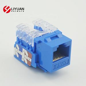 Liyuan tiêu chuẩn LY-KJ6-01 Cat6 Keystone Jack 110 Krone kép IDC 90 độ đấm loại RJ45 kết nối cho máy tính Viễn Thông bộ phận - Product Image 5