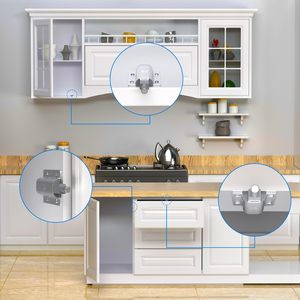 Zuogang 마그네틱 도어 리바운드 장치 알루미늄 합금 플라스틱 캐비닛 호텔 오픈 시스템으로 푸시 아파트 거실 - Product Image 6
