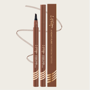 LIPHIP 02 - Lápiz de Cejas de Color Marrón Claro de 4 Puntas, Punta Fina, Efecto de Pelo Natural, Resistente al Agua, Secado Rápido, para un Aspecto Natural y Definido - Product Image 1