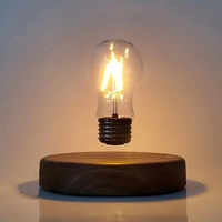 Lámpara de Bulbo Levitante con Rotación Automática de 360 Grados, Luz LED Magnética Flotante, Lámpara de Escritorio, Lámpara de Mesa, Luz Nocturna