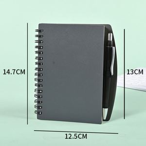 <b>A6</b> Students Pen Coil Soft Portable Wholesale PP Loose-Leaf Business Notebook Exercise Book Thermal Transfer Printing Advertising - Product Image 3