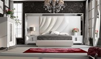 Nordique blanc haute brillance moderne buffet de luxe en bois buffet Comodas pour cuisine salon chambre haute brillance Luxus coffre