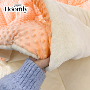 Hoomly Ensemble ultra-doux et confortable à pois orange, très vendu, <span class=keywords><strong>180x200</strong></span> cm, résistant au rétrécissement, adapté aux literies et aux canapés domestiques - Product Image 6