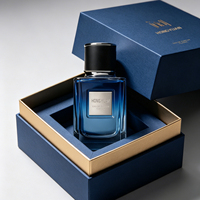 Flacon de parfum de luxe vide 30ml 50ml 100ml, personnalisable, rechargeable, en verre rectangulaire sérigraphié avec bouchon