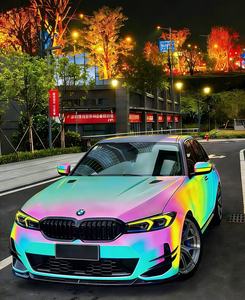 Film de protection de voiture en TPU changeant de couleur, de haute qualité, aux couleurs éclatantes et prismatiques, avec protection UV et IR, application sans bulles - Product Image 5