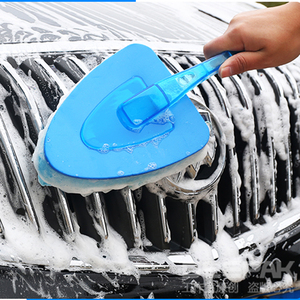 Brosse éponge en mousse haute densité pour lavage de voiture portable en gros Outil de brosse de lavage de voiture Éponge de nettoyage de voiture avec poignée - Product Image 6