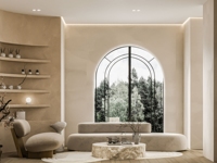 Aménagement intérieur de salon de beauté de luxe sur mesure, étagère murale pour boutique de soins de la peau, mobilier d'exposition pour spa, rénovation de magasin
