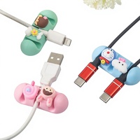Organisateur de câbles en PVC souple et silicone pour bureau, clips auto-adhésifs, boucles de gestion de câbles réseau, cadeaux