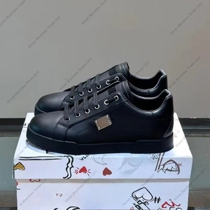 Chaussures de skate décontractées de luxe pour hommes, modèle Panda noir et blanc, plateforme, pour femmes, marque Campus Couple - Product Image 2