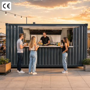 Contenedor Marítimo Personalizado para Restaurante en Venta, Cocina Comercial Prefabricada, Tienda de Comida con Equipamiento - Product Image 1