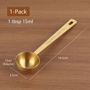 Juego de Cucharas Medidoras de Café de Acero Inoxidable DF915, 5ML 10ML 15ML 20ML 25ML 30ML, Cuchara para Café, Utensilios de Cocina Reutilizables - Product Image 5