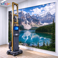 Imprimante murale 3D automatique à jet d'encre UV LINCJET LC-A2, imprimante d'art en relief portable 3D, OEM