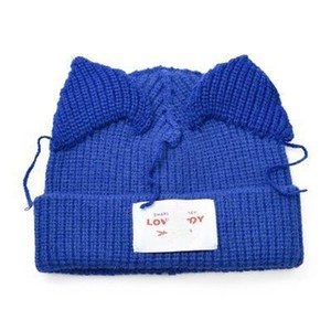 KPOP Chapeaux tricotés avec oreilles de lapin <span class=keywords><strong>MANIAC</strong></span> World Tour pour enfants errants Han Felix Bangchan Casquettes en laine chaudes Fans Fête d'anniversaire Cadeau de voyage - Product Image 3