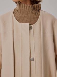 Fabrication professionnelle de vêtements bon marché pour femmes, manteau en laine élégant pour femmes, <span class=keywords><strong>Trench</strong></span> en cachemire pour dames - Product Image 5