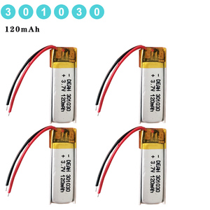 Литий-полимерный аккумулятор Custom 301030 120 мАч 3,7 В, литий-ионные элементы, перезаряжаемые батареи, LiPo-аккумуляторы - Product Image 6