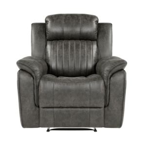 เก้าอี้ปรับเอน DB Classic Plush พร้อมที่วางแขนแบบ Pillow Top พนักพิงแบบ Tufted โครงไม้เนื้อแข็ง เฟอร์นิเจอร์ห้องนั่งเล่นสไตล์ทรานซิชั่น - Product Image 3