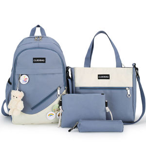 Wholesale Waterproof Oxford Textile Combination <b>Backpack</b> <b>Large</b> <b>Capacity</b> <b>Backpack</b> Lovely Girl Schoolbag - Product Image 1