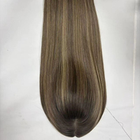Cheveux vierges d'apparence naturelle, transparents pour base en soie, respirants, de haute qualité, avec ligne de cheveux naturelle invisible pour femmes