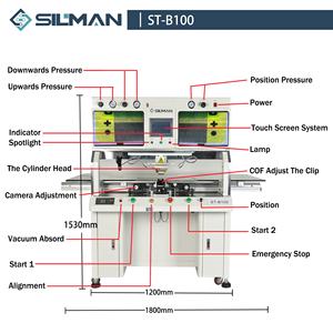 ST-B100 Silman <span class=keywords><strong>vente</strong></span> directe d'usine panneau d'écran TV réparation TAB ACF COF Machine de liaison réparation LCD - Product Image 2