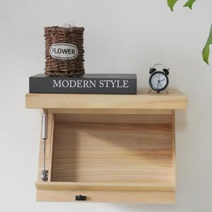 Kệ treo tường đa năng tích hợp ngăn bí mật, kệ gỗ treo tường có ngăn giấu đồ - Product Image 3