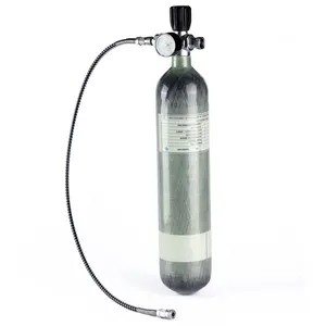 Van sạc bình khí nén PCP M18x1.5, trạm nạp khí, bộ chuyển đổi nạp lại với đồng hồ đo áp suất 400bar 6000psi, ống dẫn áp suất cao 50cm - Product Image 3